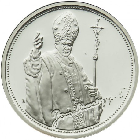 Polska, Jan Paweł II, 30 rocznica pontyfikatu, 2008, srebro Ag999