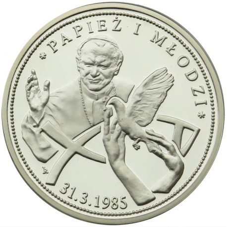 Polska, medal Jan Paweł II, Papież i młodzi, 2012 r.