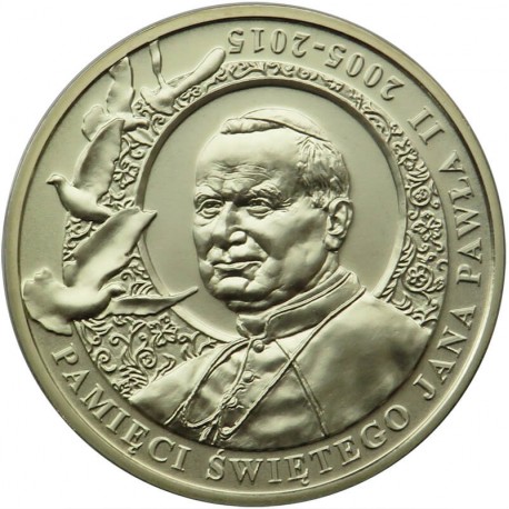 Polska, medal Jan Paweł II, Rocznica śmierci, 2015 r.