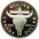 Kanada, 1 Dolar 1982, Bizon, certyfikat, stan 1