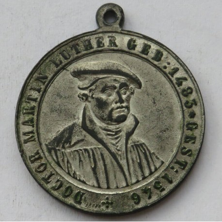 Medal Martin Luther, Niemcy, 1883 r.