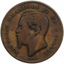 Włochy, 5 centesimi, Wiktor Emanuel II, 1867 N, stan 4