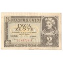 Banknot 2 zł, 1936r, stan 5, seria CO