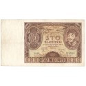 Banknot 100 zł 1934 rok, seria BW. 9210201, stan 5