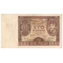 Banknot 100 zł 1934 rok, seria BG. 0895130, stan 3-