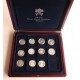 Srebrne monety Watykan, 11 sztuk, certyfikaty, Jan Paweł II