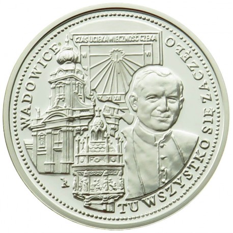 Polska, medal Jan Paweł II, Wadowice, 2005 r.