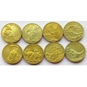 Numizmaty Diznozauria, Diznozaury - zestaw 8 sztuk Nordic Gold