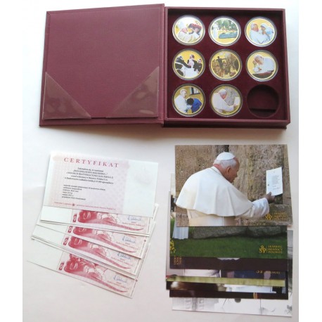 Kolekcja Beatyfikacyjna Jana Pawła II - 8 medali