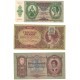 Banknoty 10, 50 1.000 Pengo, Węgry 1930-1945, stany 2/3