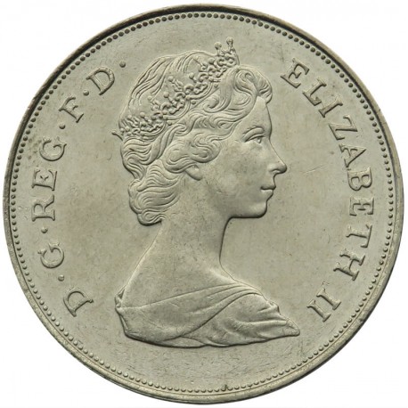 Wielka Brytania, 25 pensów, 1980, 80. rocznica urodzin królowej matki