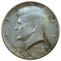 USA 1/2 dolara KENNEDY, 1964 bez znaku srebro, stan 2+