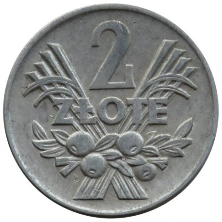 2 zł, Jagody, 1960, stan 2, PRL