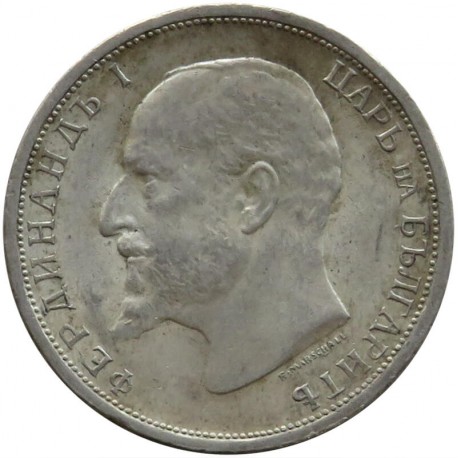 Bułgaria, 1 lew, Ferdynand I, 1913, stan 2+