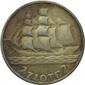 2 zł, Żaglowiec, 1936, stan 2