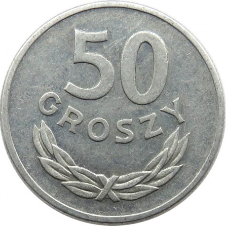50 groszy 1957, stan 2+