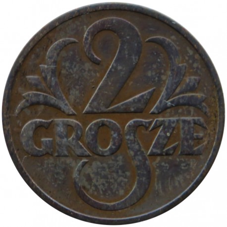 2 grosze II RP, 1937, stan 2