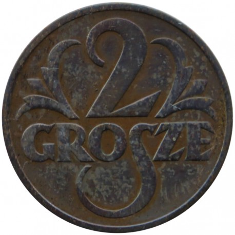 2 grosze II WP, 1937, stan 2