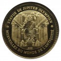 Wybrzeże Kości Słoniowej, 1500 franków 2006, Posąg Zeusa, złoto 999