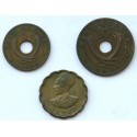 Afryka Wschodnia, Etiopia, zestaw monet 1935-1951 r.