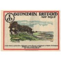 1 mark banknot zastępczy Keitum 1921