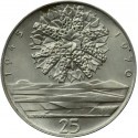 Czechosłowacja, 25 koron 1970, 25 rocznica wyzwolenia Czechosłowacji