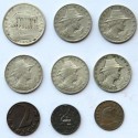 Austria, 9 monet 1918-1929, również srebro