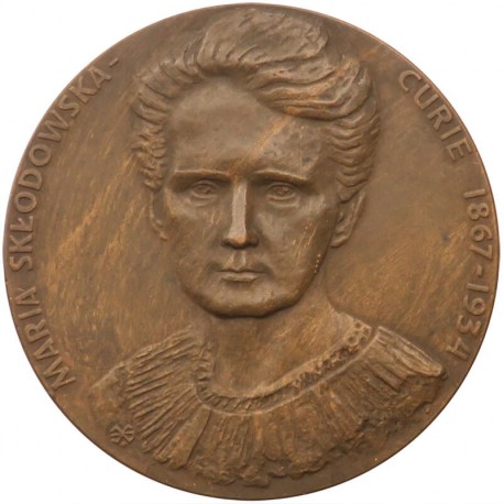 Medal, Maria Skłodowska Curie 1980, nakład 500 sztuk