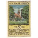50 Pf banknot zastępczy Gutscheinserie der Stadt Plön 1921