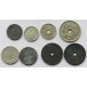 Belgia - 1 frank, 5, 25, 50 centów, lata 1916-1944