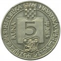 Chorwacja, 5 kun, 500-lecie druku Brewiarza z Senj, 1994 r.