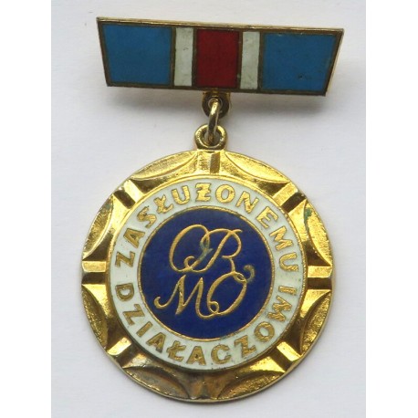 Odznaka Zasłużonemu działaczowi ORMO