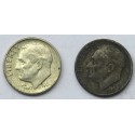 USA. 10 centów/dime Roosevelt, 1964 D i 1952 bz.