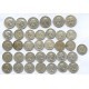 Wielka Brytania 1/2 korony, szylingi, pensy, zestaw 145 sztuk, 1948-1967