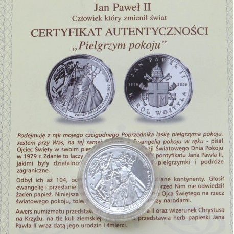 Polska, medal Jan Paweł Papież Pielgrzym, 2008