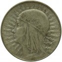 10 złotych, Głowa kobiety, 1932, stan 2-