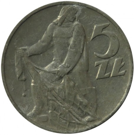 5 zł, Rybak, 1974, stan 2