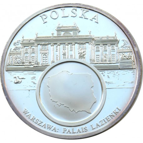 Medal okolicznościowy European currencies Polska Pałac w Łazienkach