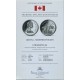 Kanada, 1 dolar 1980, Niedźwiedź polarny, srebro, certyfikat