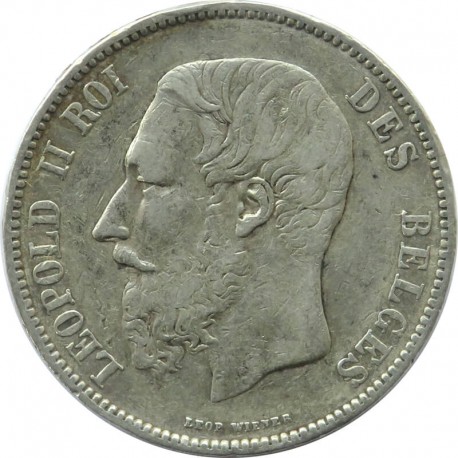 5 franków Leopold Belgia 1867