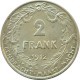 Belgia 2 franki, 1912, ALBERT KONING DER BELGEN, Srebro