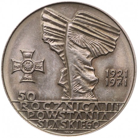 10 złotych, 1971 50 rocznica Powstania Śląskiego