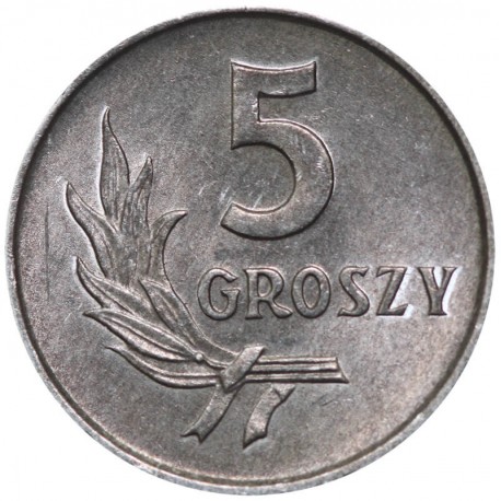 5 groszy 1972, stan 1