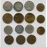 Zestaw 15 monet groszowych z lat 2005-2007 (od 1 do 20 groszy), stany 1 / 1-