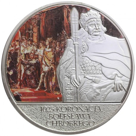 Numizmat 1000-lecie Polski- Koronacja Bolesława Chrobrego, certyfikat