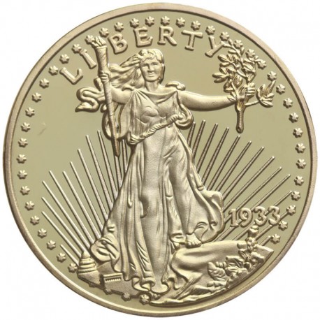 Numizmat Najbardziej znane repliki monet - Gold eagle, certyfikat