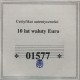 Numizmat 10 lat waluty euro - Watykan, certyfikat