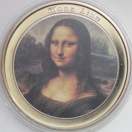 Numizmat arcydzieła malarstwa Mona Lisa