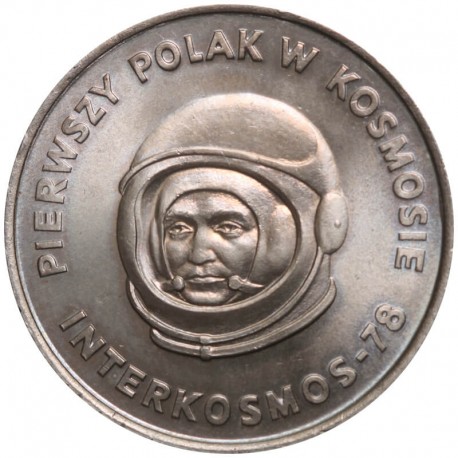 20 złotych, 1978 Pierwszy Polak w Kosmosie, mennicze