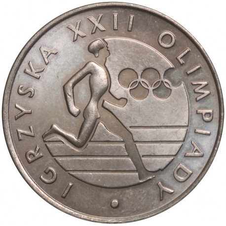 20 złotych, Igrzyska XXII Olimpiady, Moskwa 1980, mennicze